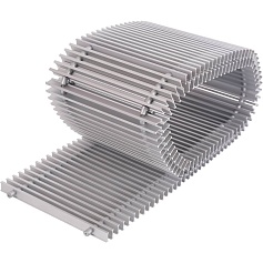 STOUT  Конвектор внутрипольный SCN 80.190.1800 (Решётка роликовая, анодированный алюминий)