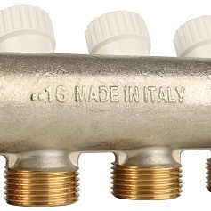 STOUT  Коллектор распределительный 1", 4 отвода 3/4"ЕК 